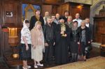 Херсонские паломники у Плата Пресвятой Богородицы  в Кафедральном соборе в Шартре, 2 мая 2012 г.