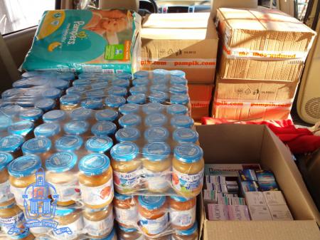 Нажмите для увеличения Благотворительная помощь Морского собора детям-сиротам и инвалидам