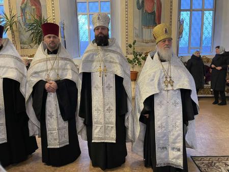 Херсонская паства поздравила митрополита Иоанна с Рождеством Христовым (+видео)